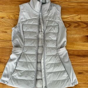 Lululemon Athletica Gray Quilted Puffer Vest